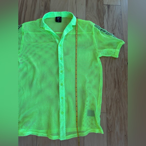 LF The Brand,  Digital Neon Mesh Top size S - Picture 8 of 9
